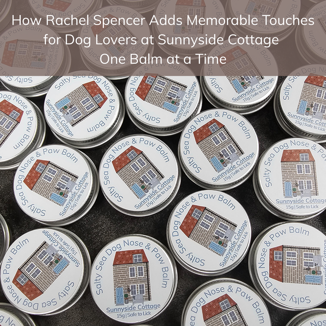 How Rachel Spencer Adds Memorable Touches for Dog Lovers at Sunnyside Cottage - One Balm at a Time