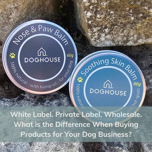 Example of White label dog nose and paw balm