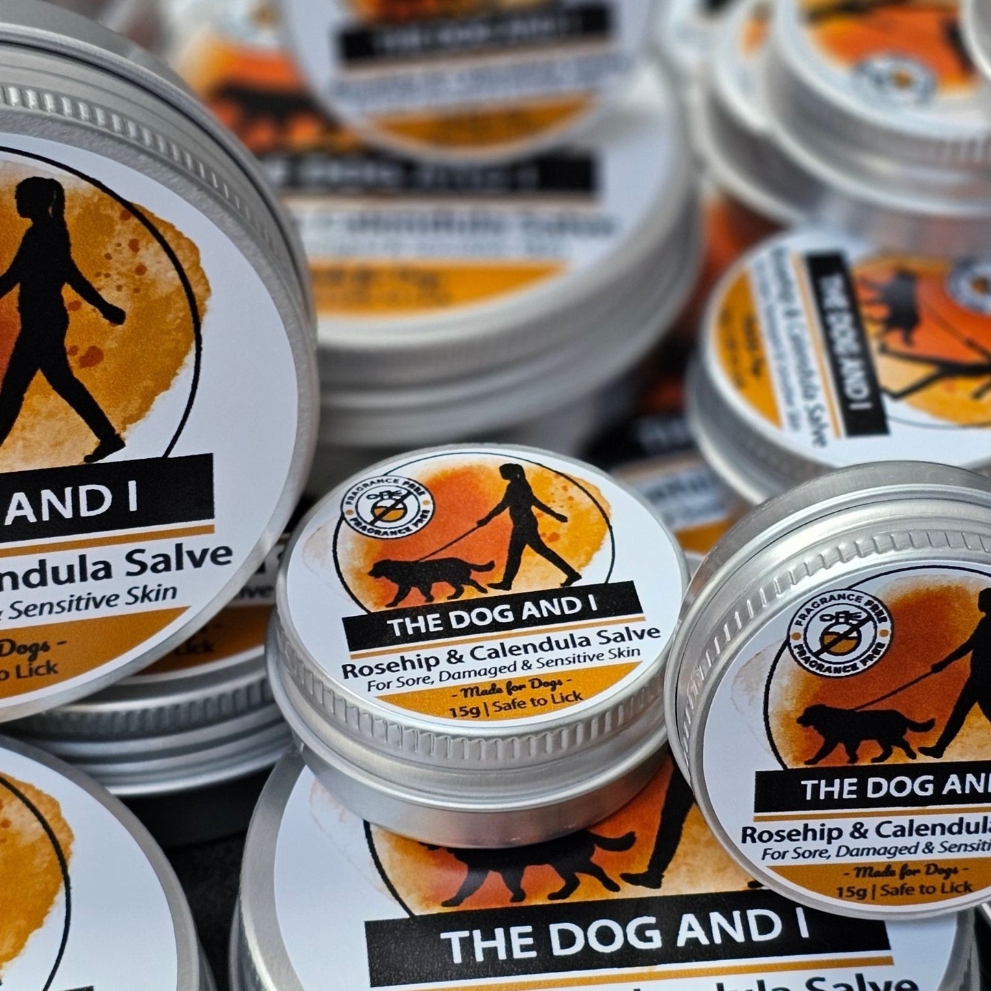 Rosehip and Calendula Salve For Dogs - Sore , Damaged & Sensitive Skin