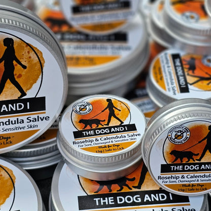 Rosehip and Calendula Salve For Dogs - Sore , Damaged & Sensitive Skin